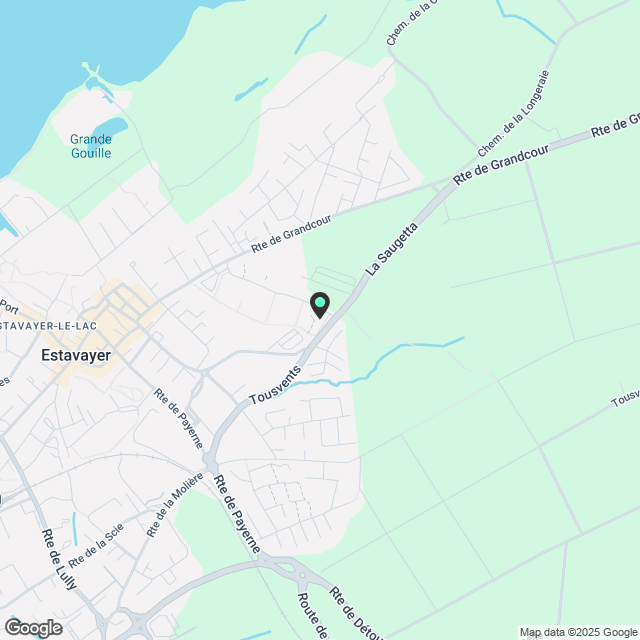 05967 - Appart. 3½ PCES (C4.B2.1.89) - CHAMP-DE-LUNE 1 - ESTAVAYER-LE-LAC - Karte