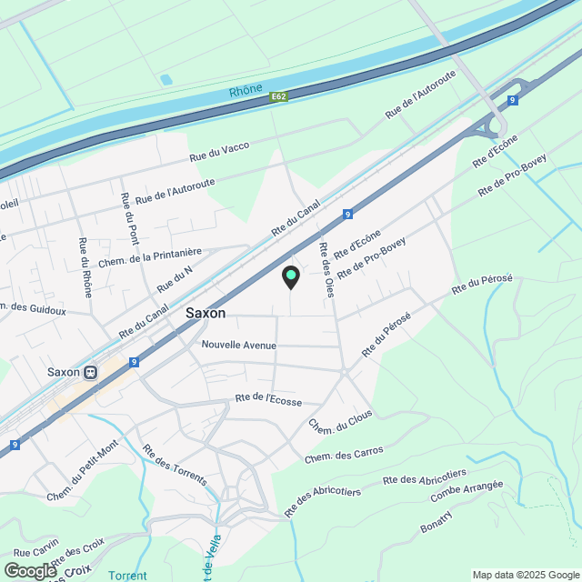 07676 - 2,5-Zimmer-Wohnung - Le Petit Chemin - Saxon - Karte