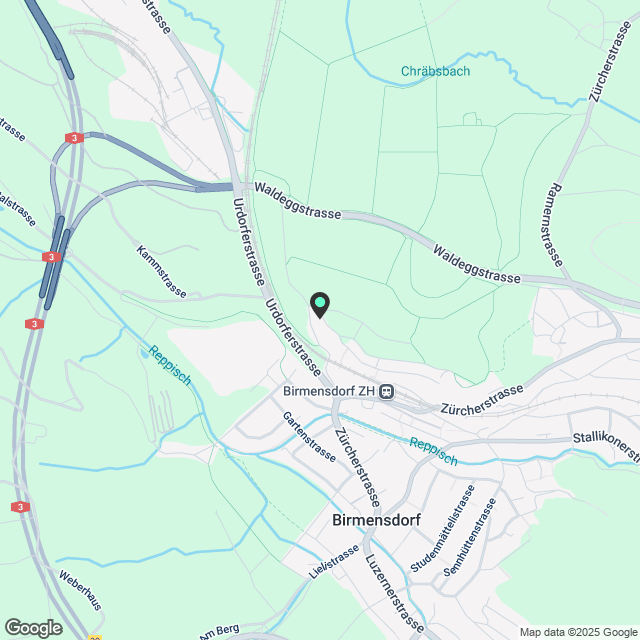 Stilvolle 4.5-Zimmer Wohnung mit 2 Terrassen, E-Mobility Parking & Weitblick über Birmensdorf - Karte