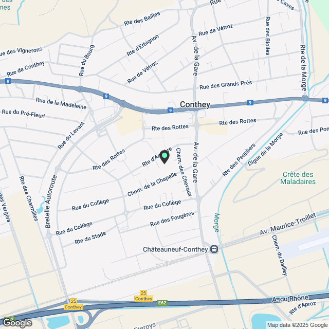 Wohnung 2.5 Zimmer in einer gehobenen Residenz - Karte
