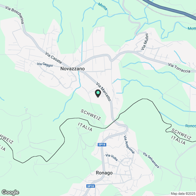 NOVAZZANO - AFFITTASI NUOVI 2.5 LOCALI CON GIARDINO PRIVATO - Karte