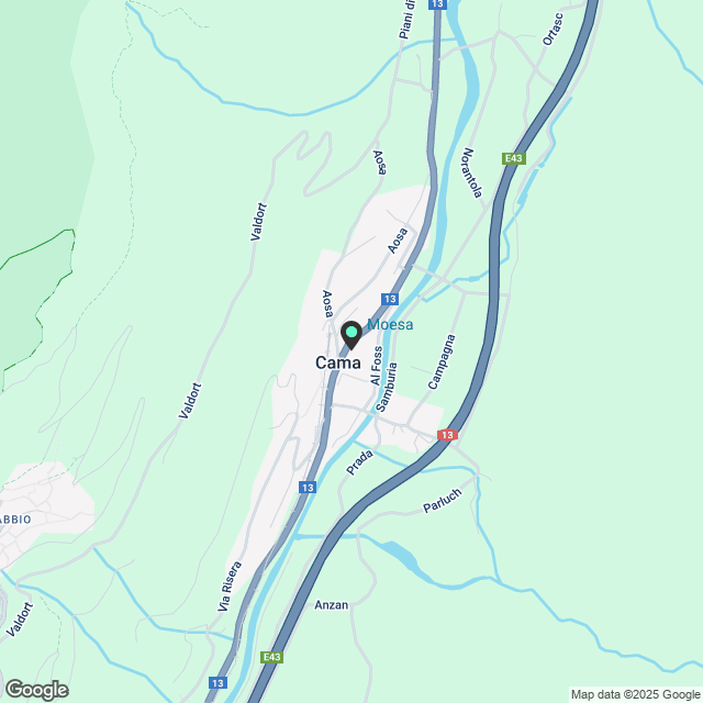 Nuovi Appartamenti 1.5 e 2.5 locali Minergie P a Cama (GR) - Karte