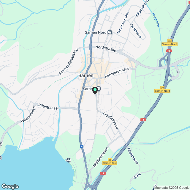 3.5 Zimmerwohnung in Sarnen - Karte