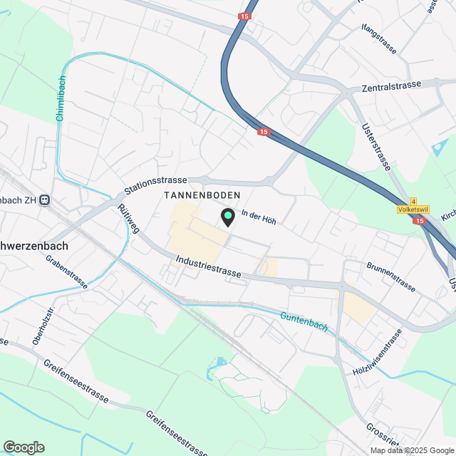 Tolle 4.5 Zimmerwohnung in Volketswil - Karte