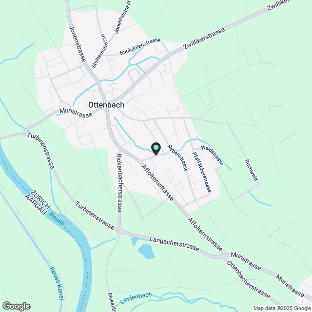 4.5-Zimmer-Dachwohnung in Ottenbach - Karte