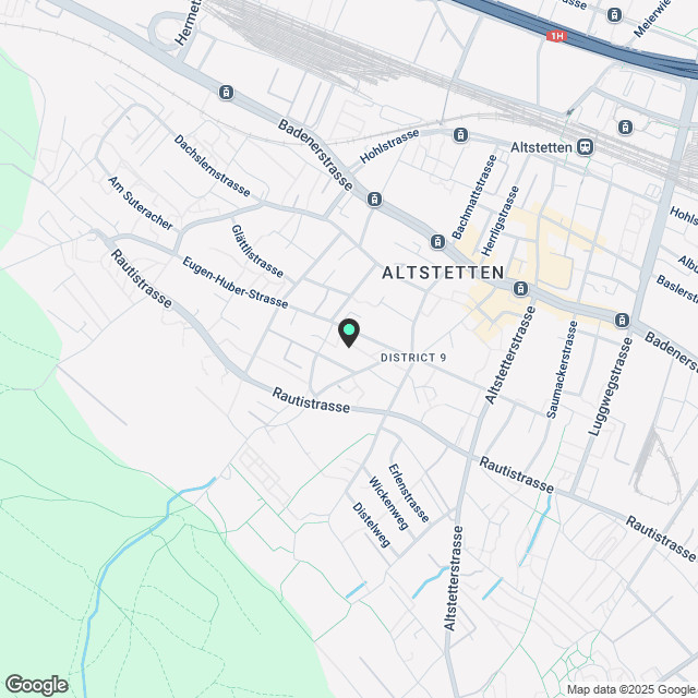 2 ½ Zimmer-Wohnung in Zürich mieten - Karte