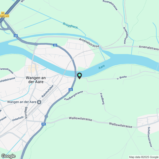 4.5-Zimmerwohnung direkt an der Aare - Karte