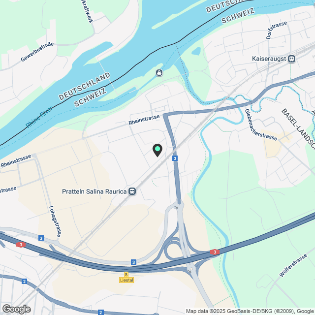 4 ½ Zimmer-Wohnung in Pratteln mieten - Karte