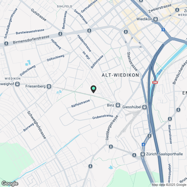 3 ½ Zimmer-Wohnung in Zürich mieten - Karte