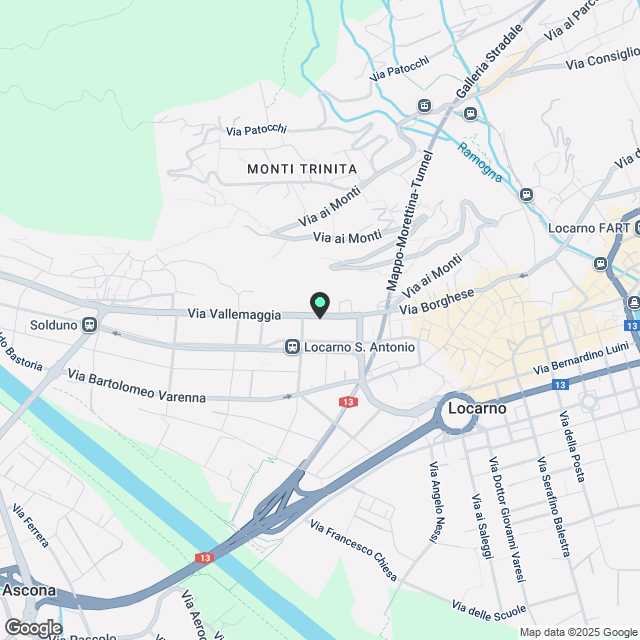 Appartamento 2.5 locali Solduno - Karte
