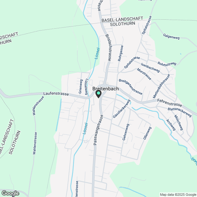 Moderne Wohnungen für jung und alt im Herzen von Breitenbach - Karte
