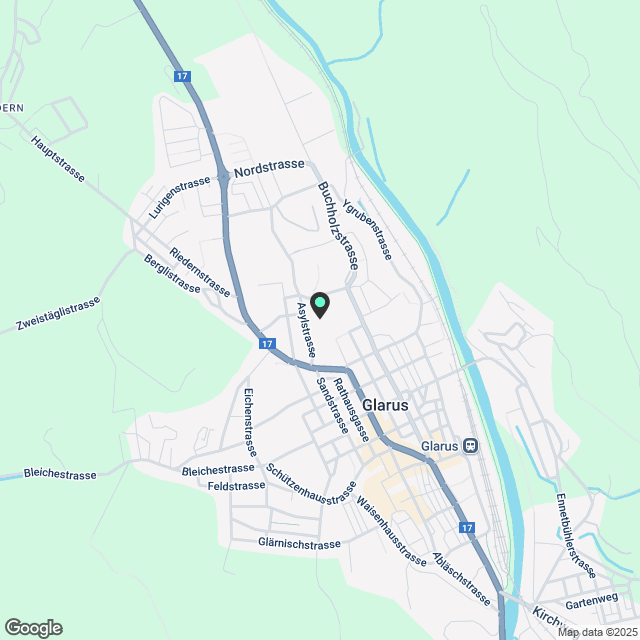 Erstbezug | 2.5-Zi-Dachwohnung im Herzen von Glarus - Karte