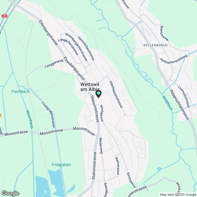 2 ½ Zimmer-Wohnung in Wettswil am Albis mieten - Karte
