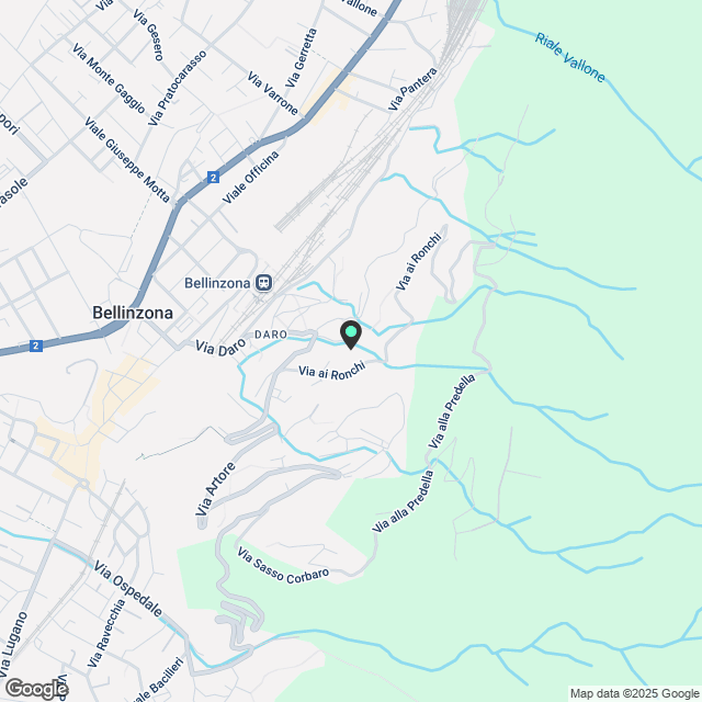Appartamento 2.5 Bellinzona centro - Karte