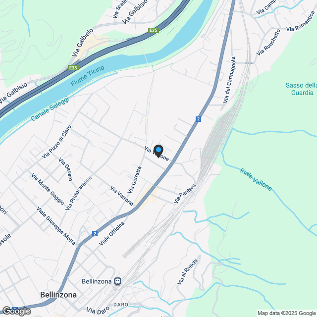 Nuovo attico 2.5 locali Bellinzona - Karte
