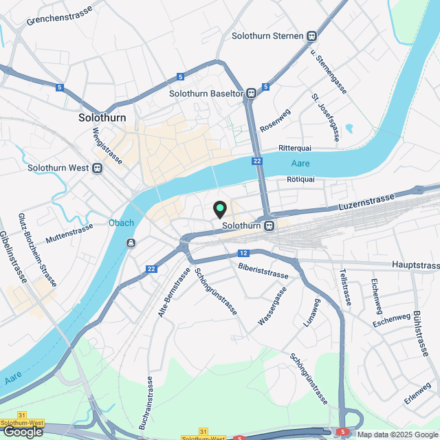 Apartment for rent, Niklaus Konrad-Strasse 4, in Solothurn, Switzerland - Karte