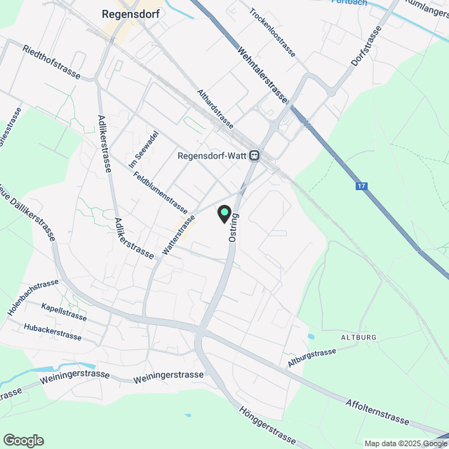 Moderner Neubau an zentraler Lage in Regensdorf - Karte