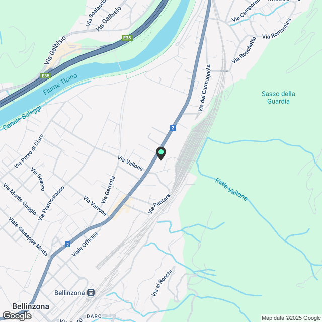 Appartamento 3.5 locali Bellinzona - Karte