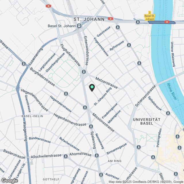 Exklusives Wohnen in Basel – moderne 1-Zimmer-Wohnung in ruhiger Lage - Karte