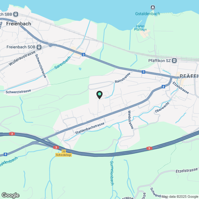 Erstvermietung Sonnenhof 2 + 4, 8808 Pfäffikon SZ - Karte