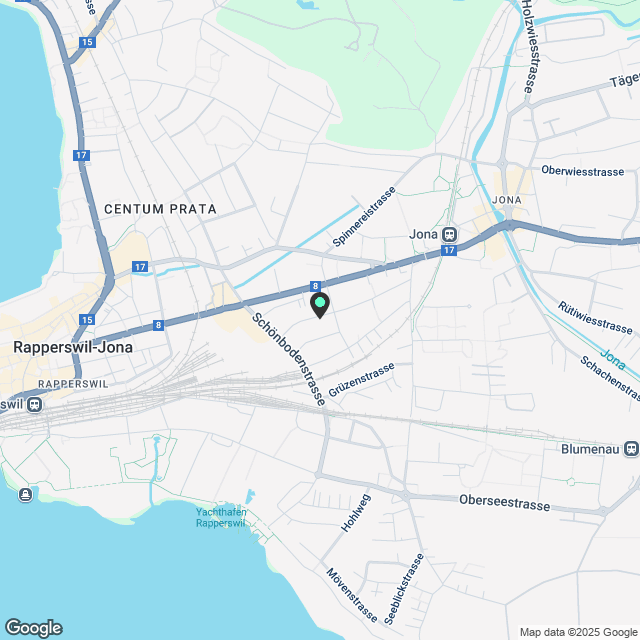 3.5 Zimmer Wohnung in Rapperswil SG - Karte
