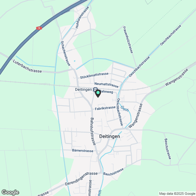 4 ½ Zimmer-Wohnung in Deitingen mieten - Karte
