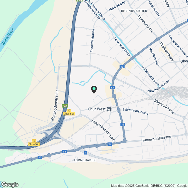 4 ½ Zimmer-Wohnung in Chur mieten - Karte