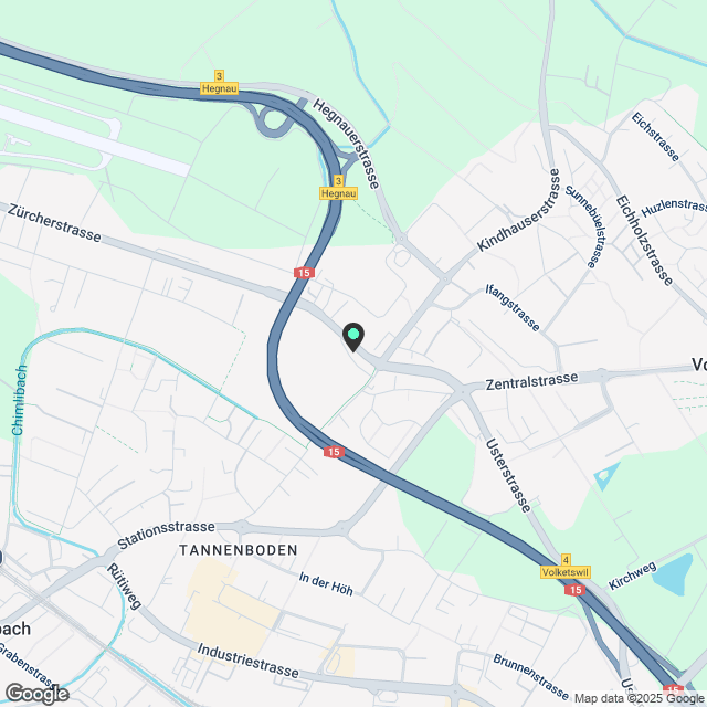 Erstvermietung Neubauwohnung ab 01.09.2025 in Volketswil - Karte