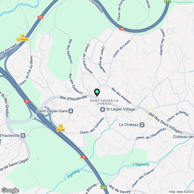 Appartement à St-Légier-La Chiésaz - Karte