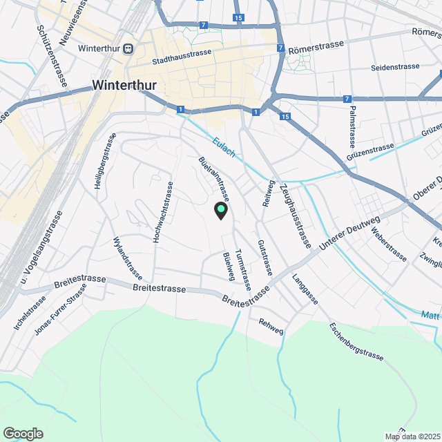 2 ½ Zimmer-Wohnung in Winterthur mieten - Karte