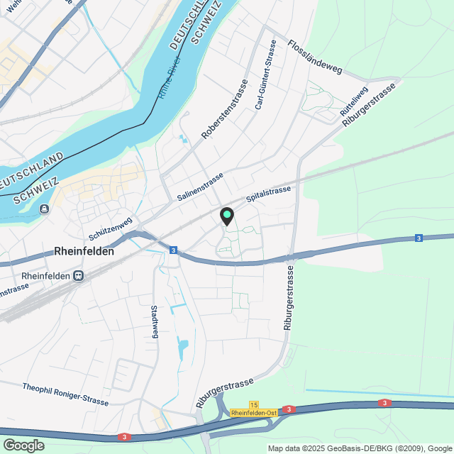 2 ½ Zimmer-Wohnung in Rheinfelden mieten - Karte