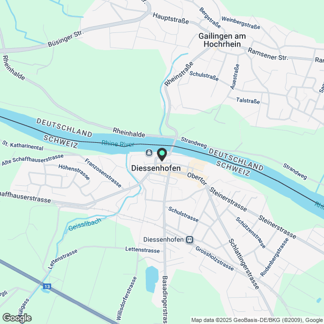 2 Zimmer-Wohnung in Diessenhofen mieten - Karte