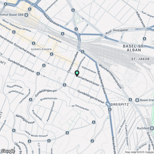 Sanierte Mietwohnungen in Basel - Karte