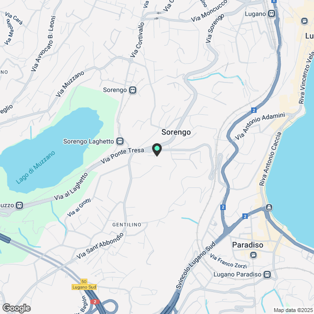 SORENGO - AFFITTASI NUOVO 2.5 LOCALI CON GRANDE TERRAZZA - Karte