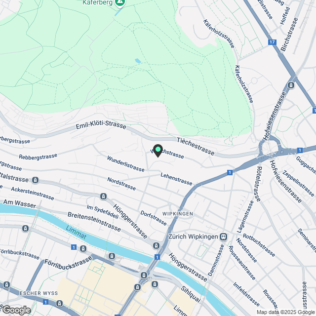 2 ½ Zimmer-Wohnung in Zürich mieten - Karte