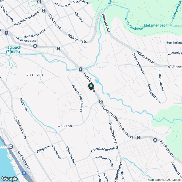 Wohnung in Zürich - Karte