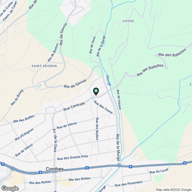 2.5P NEUF - A 5 MINUTES DE SION ET AUTOROUTE - PLACE DE PARC INTERIEURE DISPO - Karte
