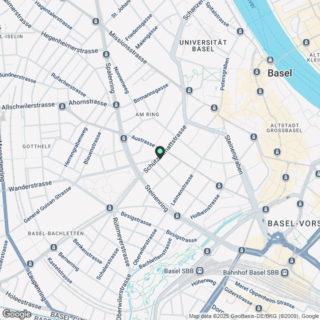 ERSTVERMIETUNG, totalsanierte 3.5-Zimmerwohnung mit 2 Nasszellen, 2 Balkonen und Einstellhallenplatz - Karte