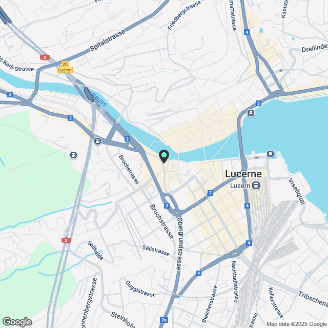 ERSTVERMIETUNG: Im Herzen der Stadt mit 60 m² eigener Terrasse - Karte