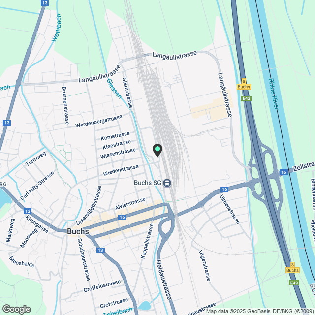 Rheincity Buchs / helle 3.5 Zimmerwohnungen an optimaler Lage - Karte