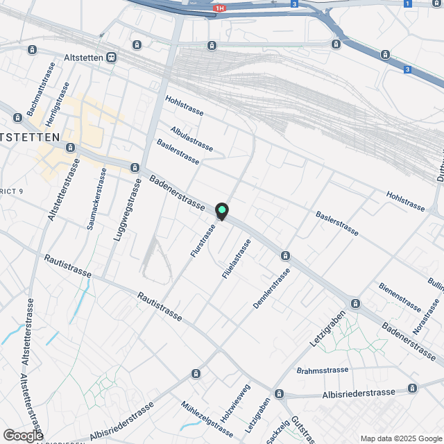 2 ½ Zimmer-Wohnung in Zürich mieten - Karte