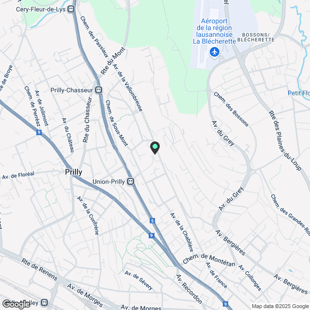 3.5 pièces NEUF avec deux balcons - Vallombreuse 55 - Karte