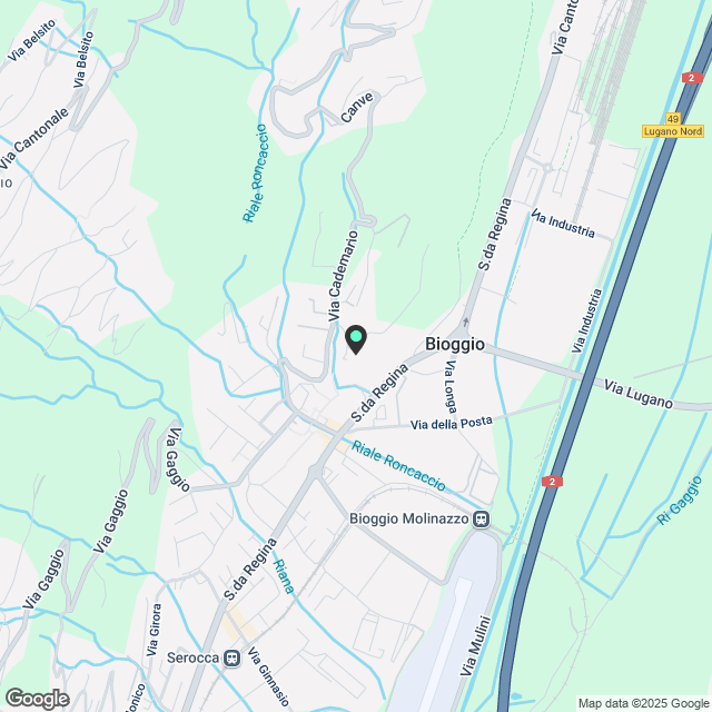 Affittasi a Bioggio 3.5 locali prima locazione con vista lago e raffrescamento - Karte