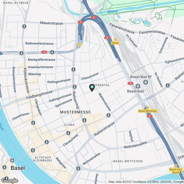 WG Zimmer in basel mieten - Karte