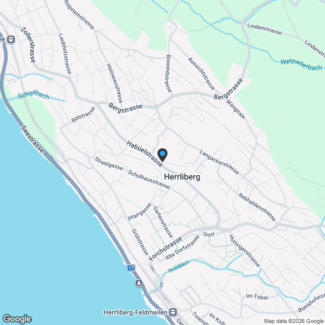 Exklusive 3.5-Zimmer-Attikawohnung in Herrliberg - Karte