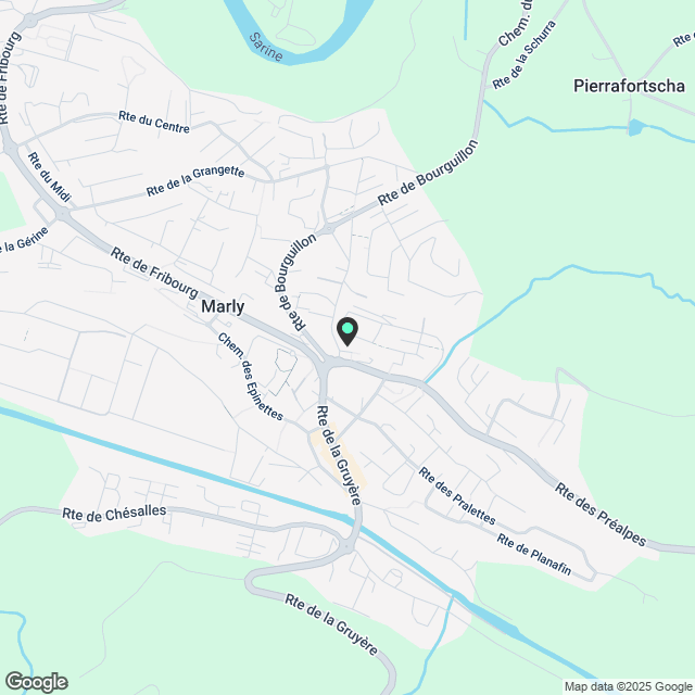Appartements neufs à louer – Marly, Fribourg - Karte