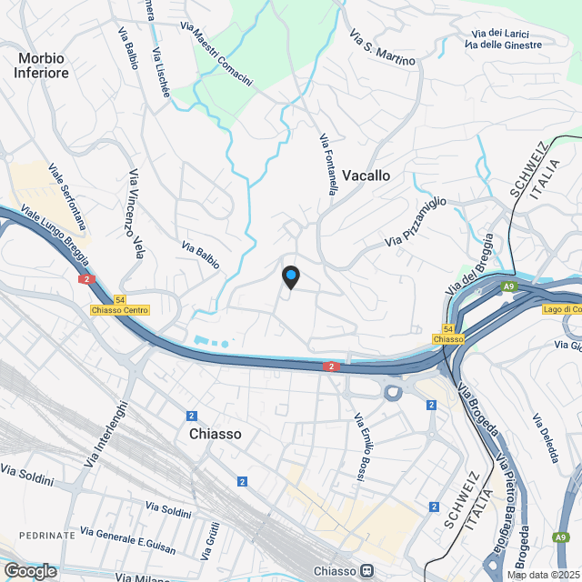 Nuovo appartamento 3.5 locali a Vacallo - Karte
