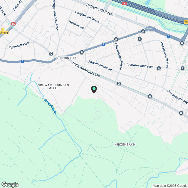 2 ½ Zimmer-Wohnung in Zürich mieten - Karte