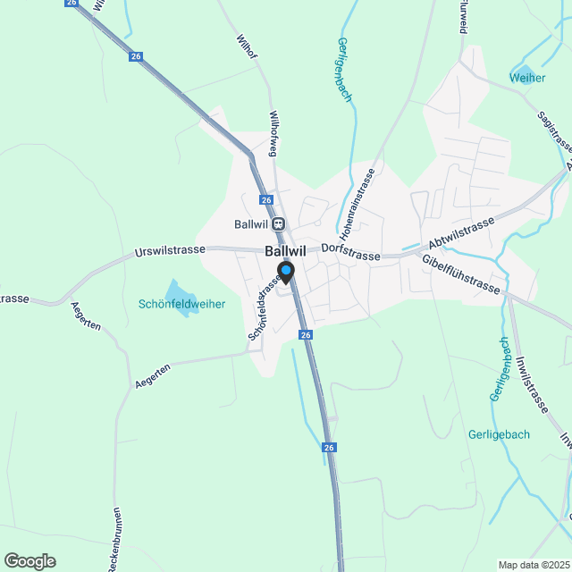 5.5-Zimmer-Attikawohnung zwischen Stadt und Natur - Karte