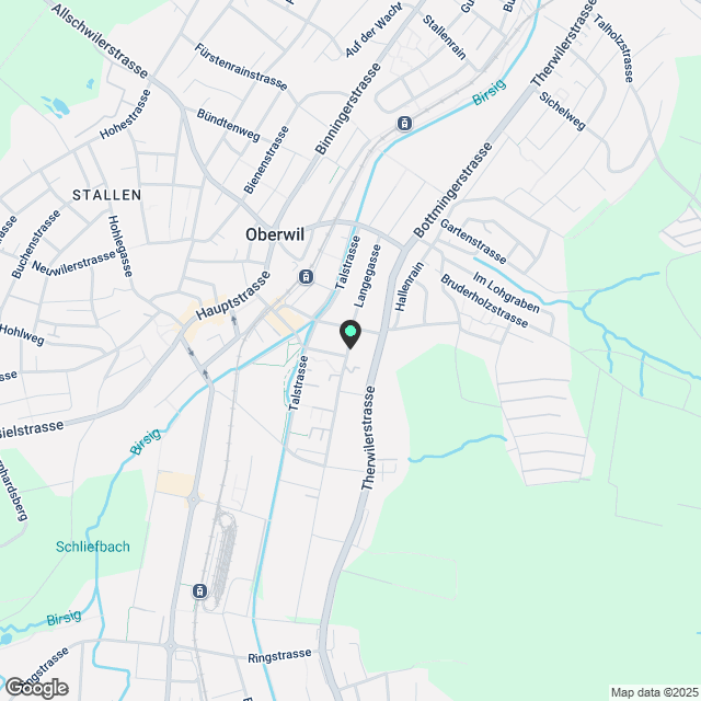 4 ½ Zimmer-Wohnung in Oberwil mieten - Karte
